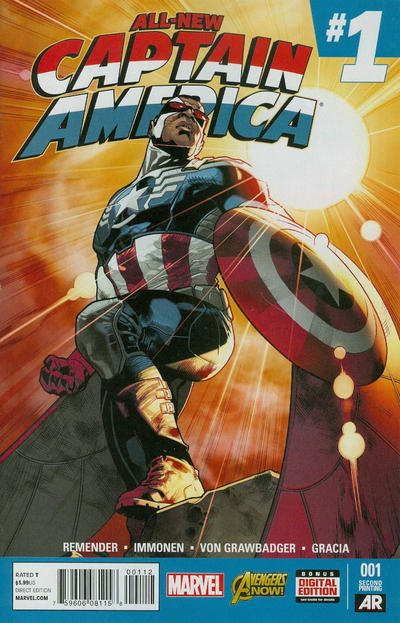 All-New Captain America #1 - 2nd Printing