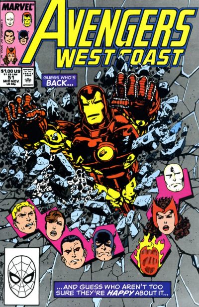 Avengers West Coast (1989) #51