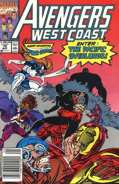 Avengers West Coast (1989) #70 - Newsstand