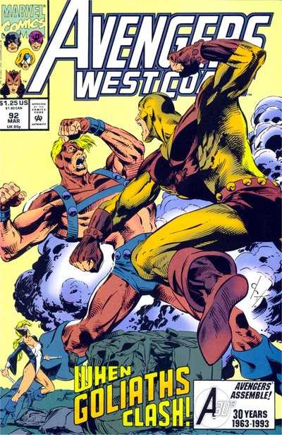 Avengers West Coast (1989) #92
