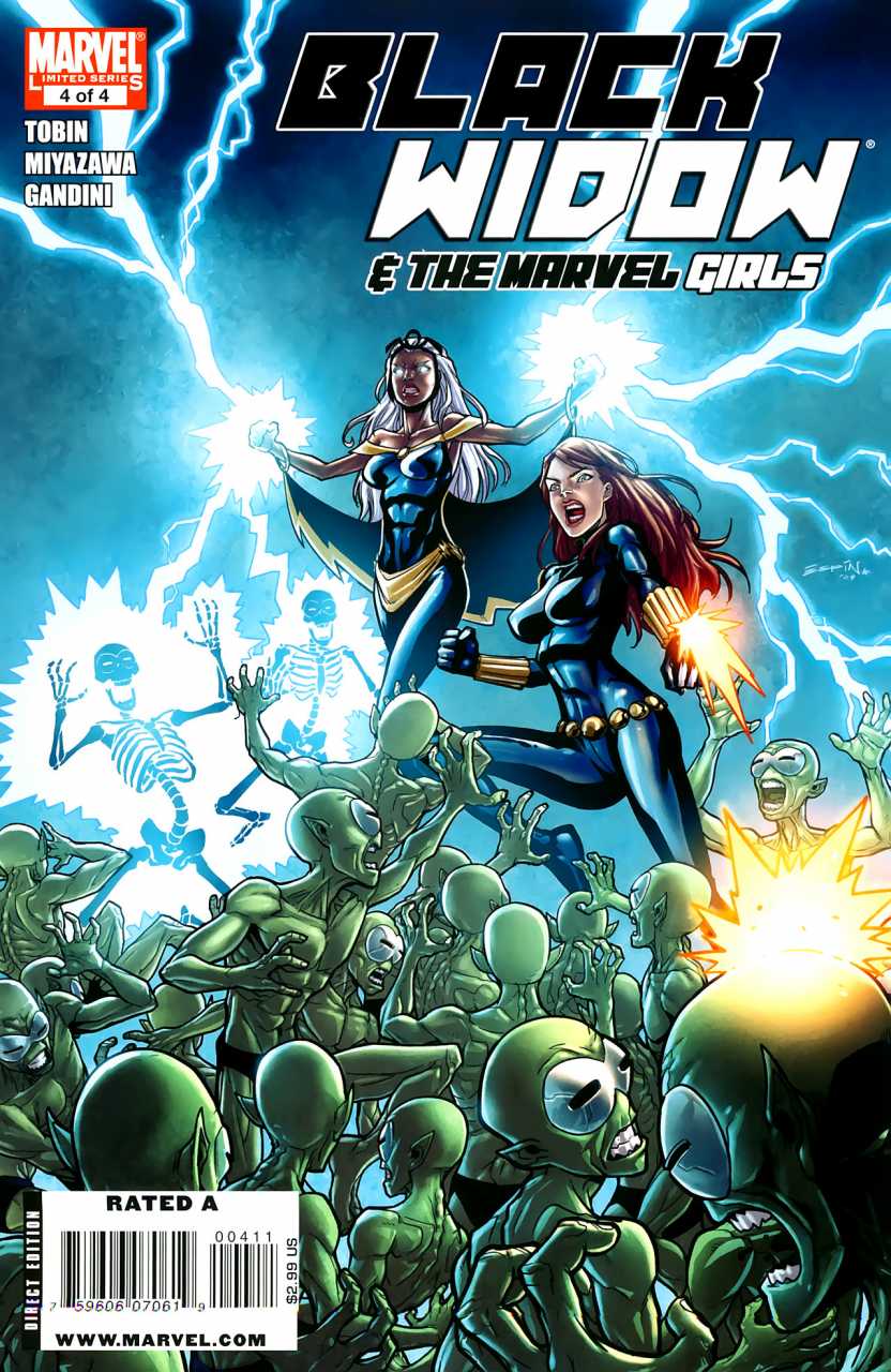 Black Widow & The Marvel Girls (2010) - Complete 4 Issue Set
