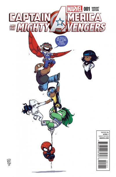 Captain America and the Mighty Avengers (2015) #1 - Skottie Young Variant