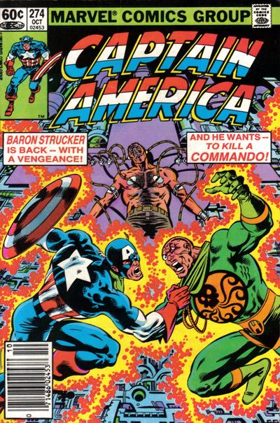 Captain America (1968) #274 - Newsstand Edition