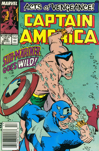 Captain America (1968) #365 - Newsstand