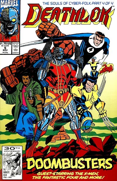 Deathlok: The Souls of Cyber-Folk (1991) - Complete 4 Issue Set