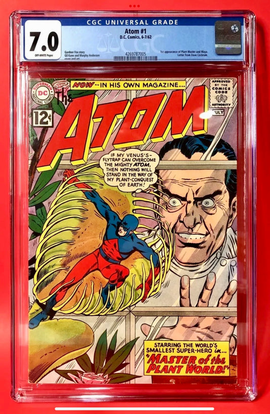 DC Comics The Atom #1 (1962) CGC 7.0 Graded Comic Book front