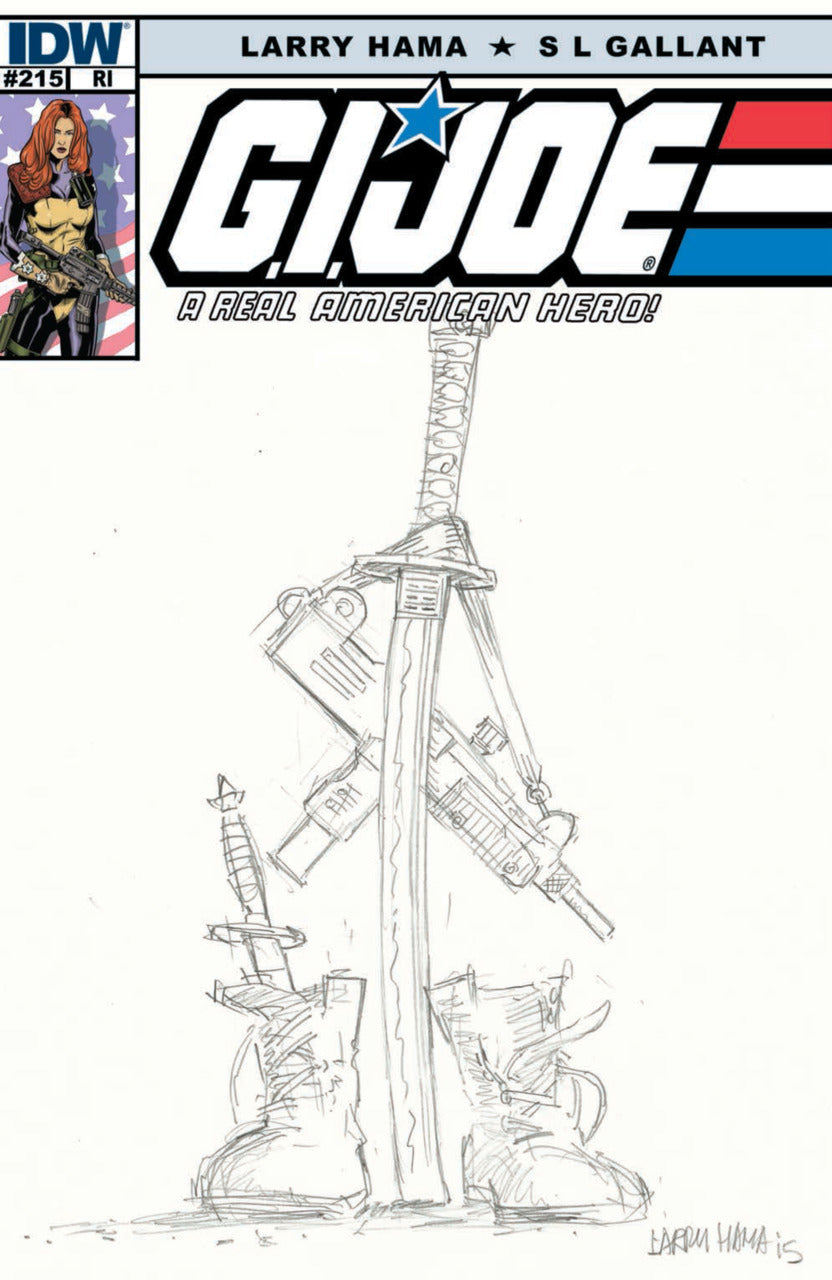 GI Joe Real American Hero (2010) #215 - Retailer Incentive B&W Variant