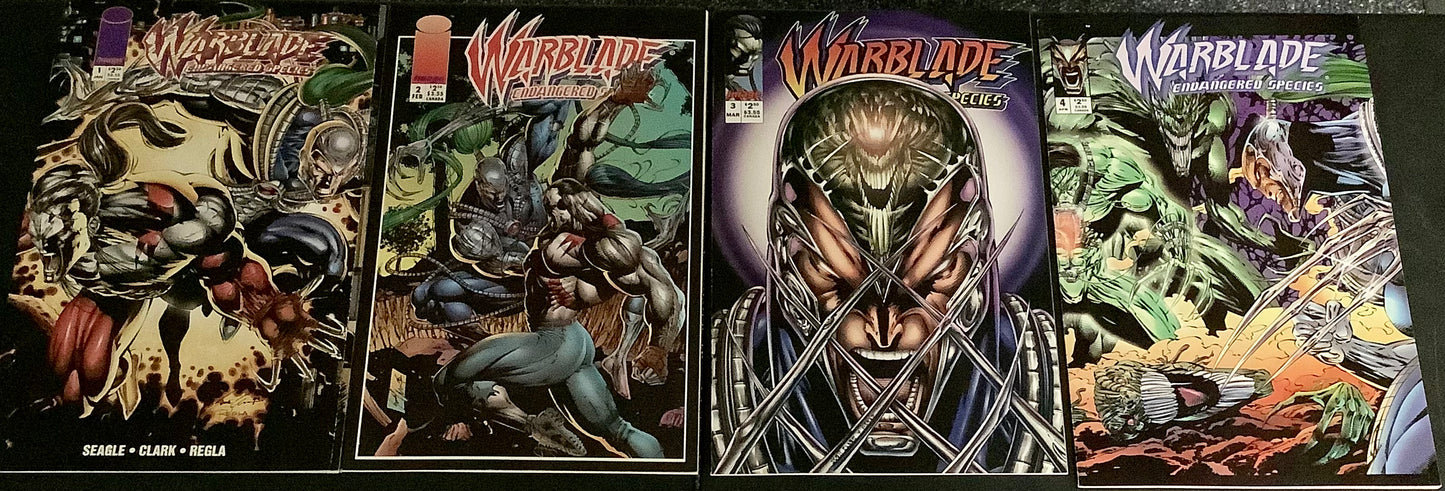 Warblade #1 - 4 (1995) Complete 4x Set