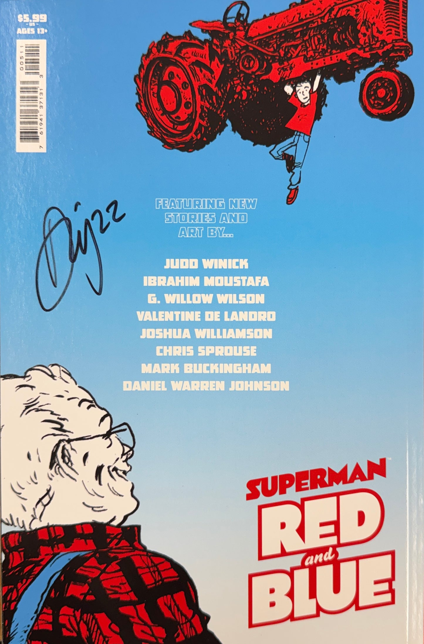 Superman: Red & Blue (2021) #5 - Signed by Daniel Warren Johnson