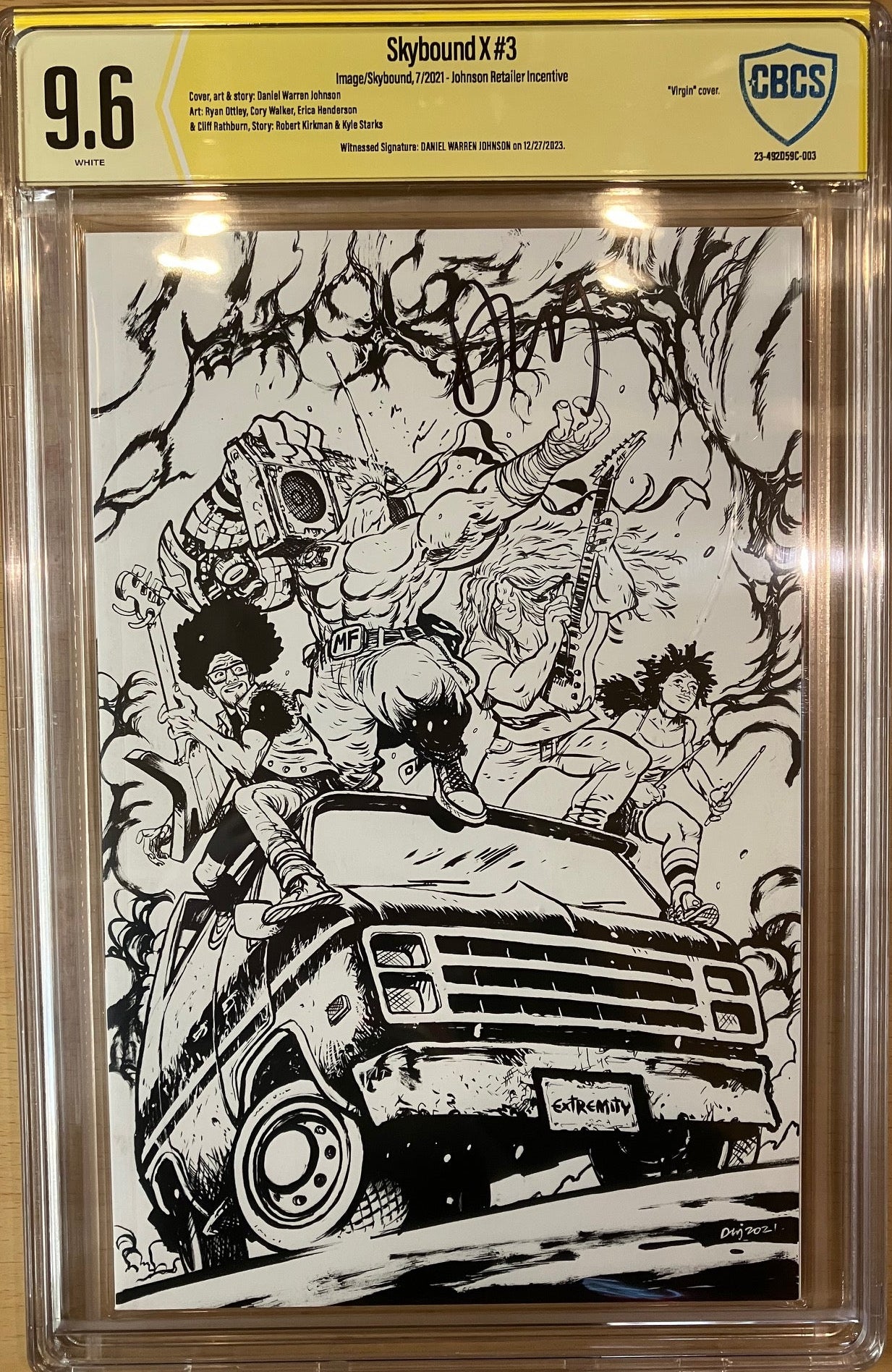 Skybound X #3 (2021) CBCS 9.6 Witnessed Signature