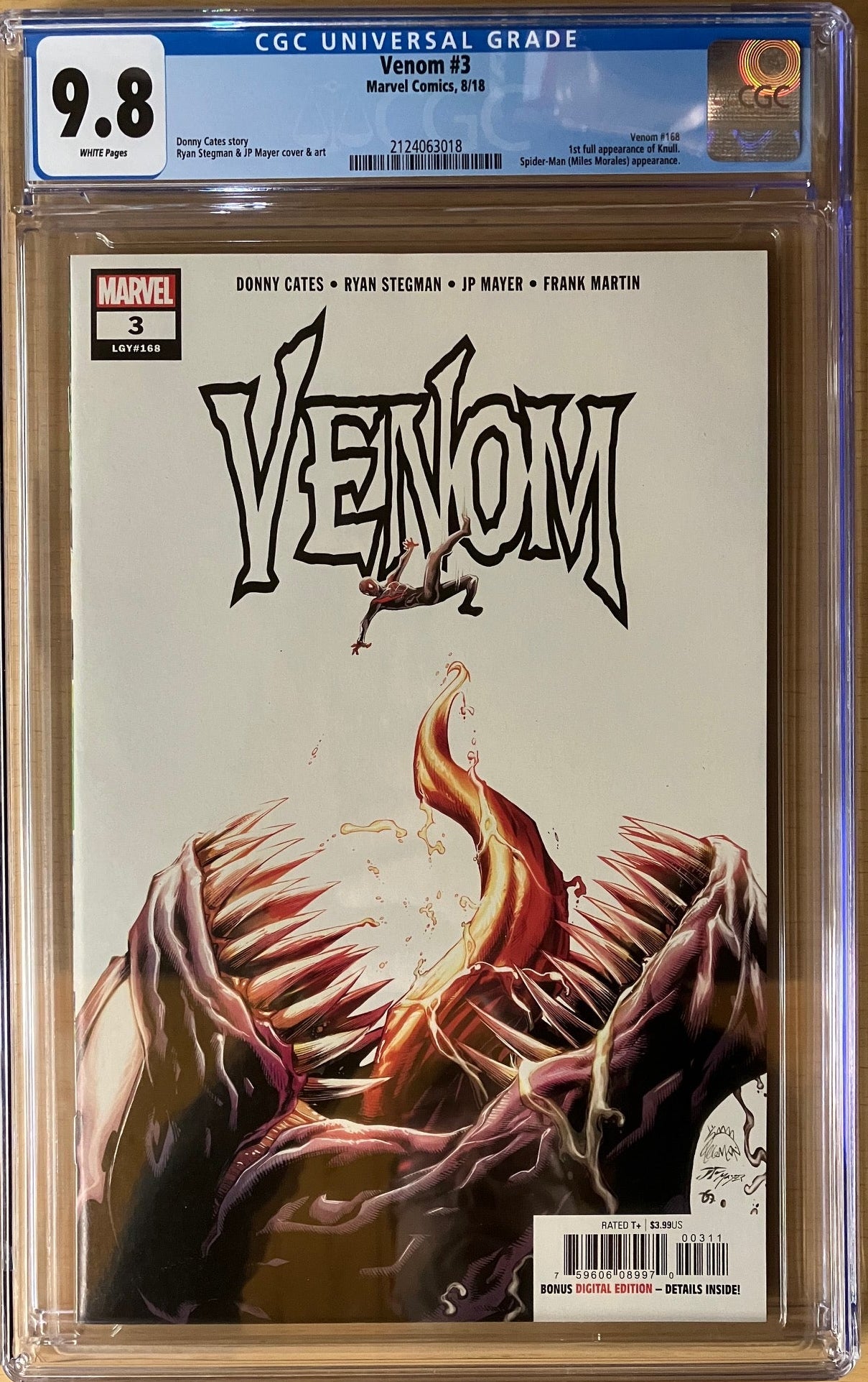 Venom (2018) #3 - CGC 9.8 - 1st Knull (Full)