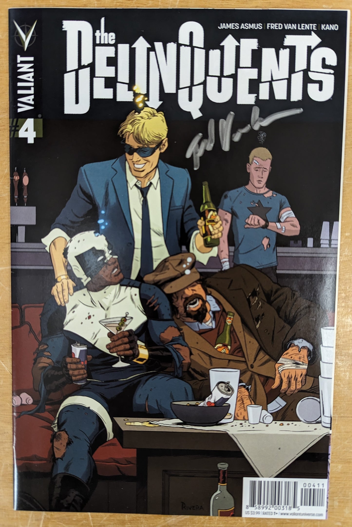Delinquents 4x Set Signed