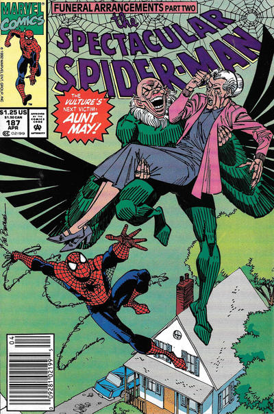 Spectacular Spider-Man (1976) #187 - Newsstand