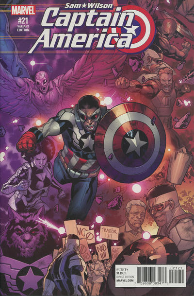 Sam Wilson: Captain America (2015) #21 - Connecting Variant