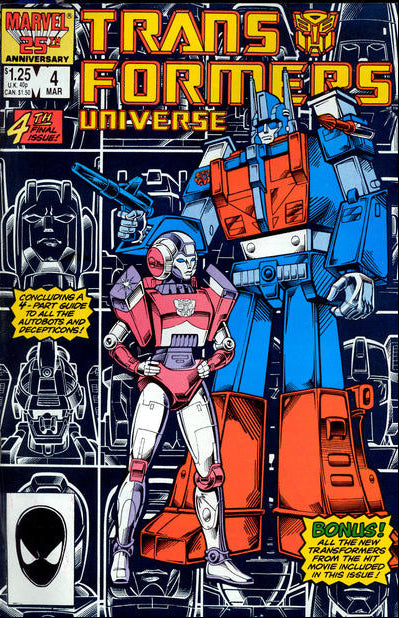 Transformers Universe (1986) - Complete 4 Issue Set