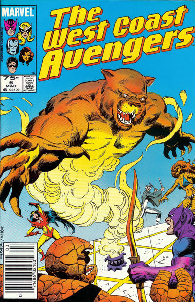 West Coast Avengers (1985) #6 - Newsstand