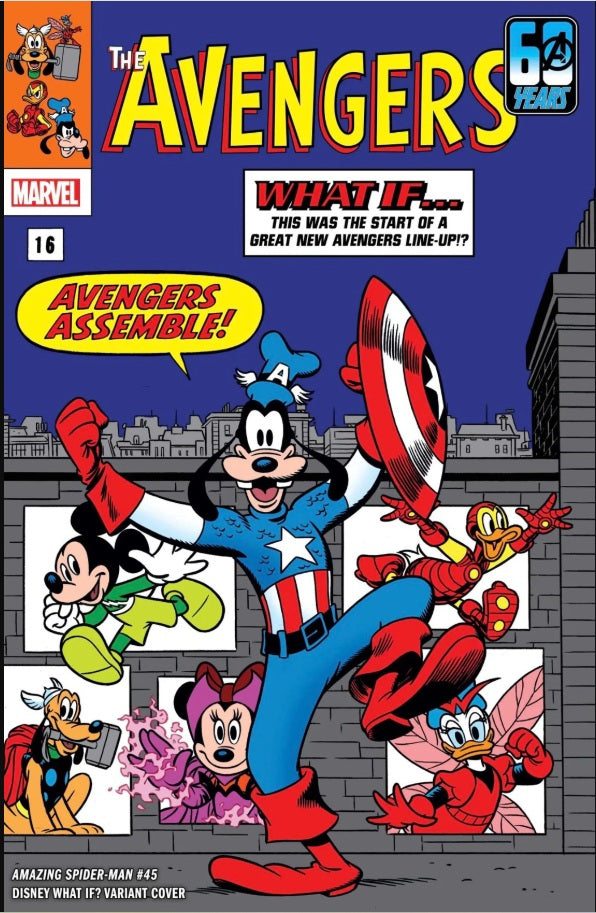 Amazing Spider-Man #45 - Disney 100 Variant (2023) Lgy #939