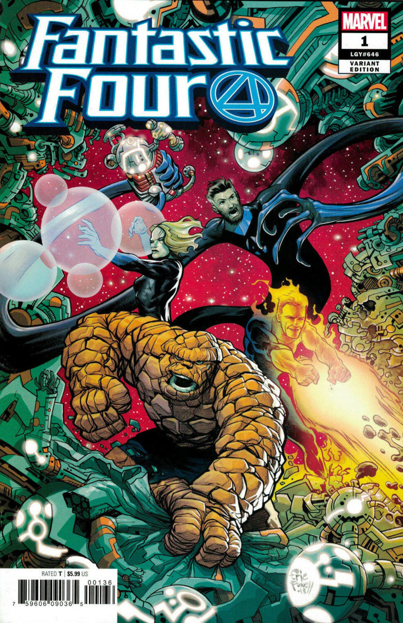 Fantastic Four #1 (2018) Lgy #646 - Powell Variant
