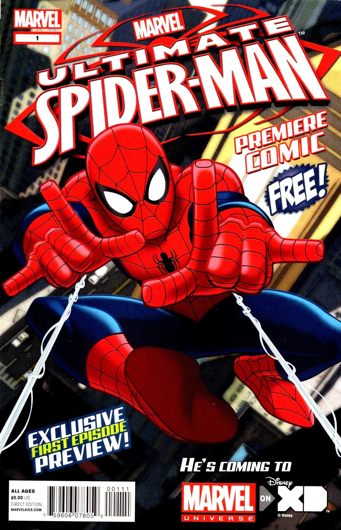 Marvel Universe: Ultimate Spider-Man #1 (2012) - Main Image