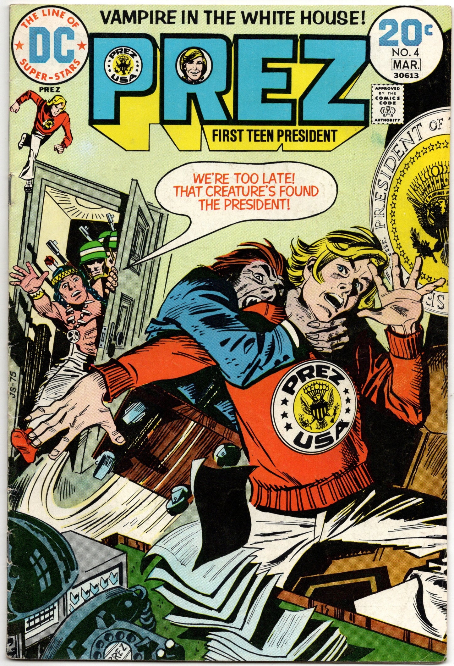 Prez (1973) 4 Issue Set