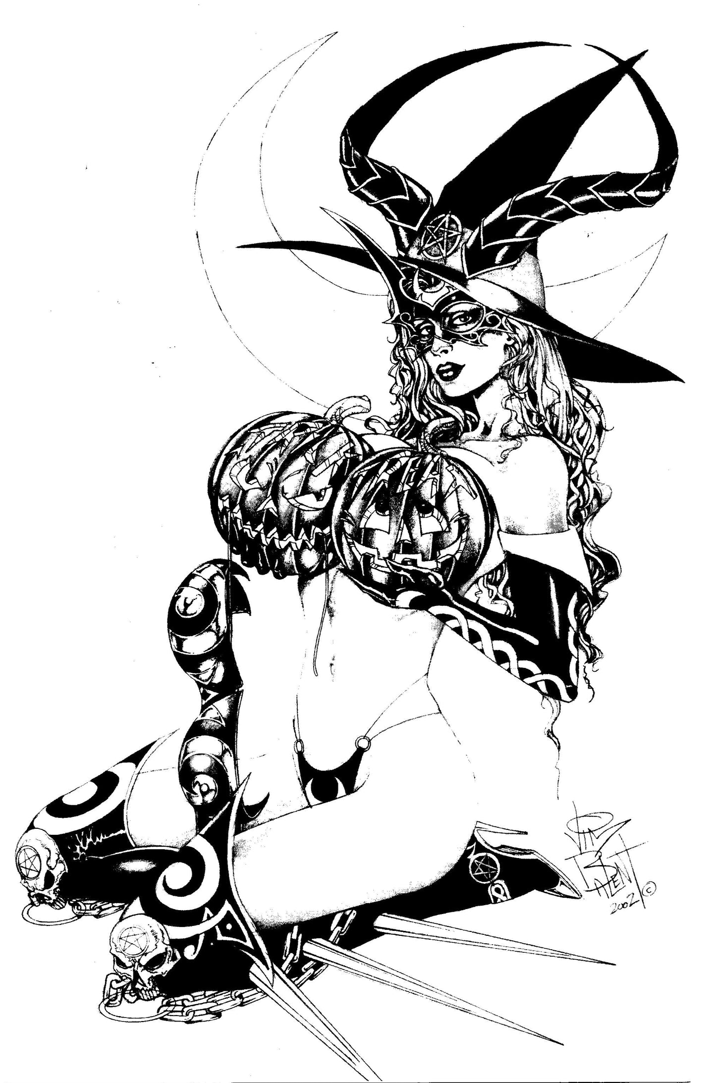 Tarot: Witch of the Black Rose - Halloween Litho