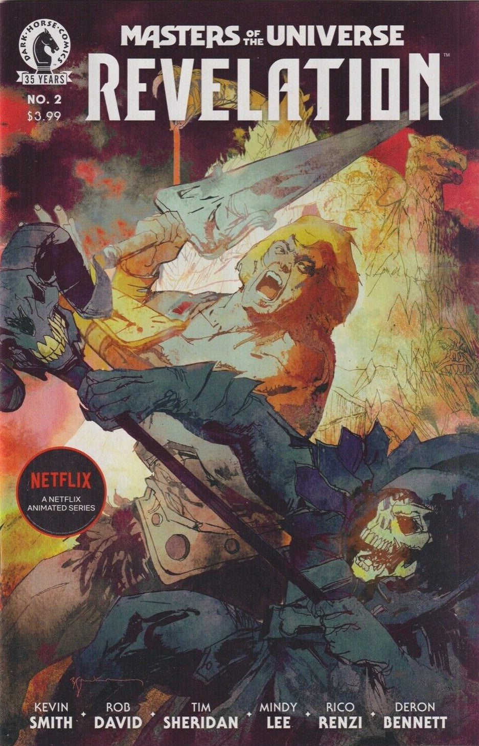 Masters of the Universe Revelation #2 - Sienkiewicz Cvr B