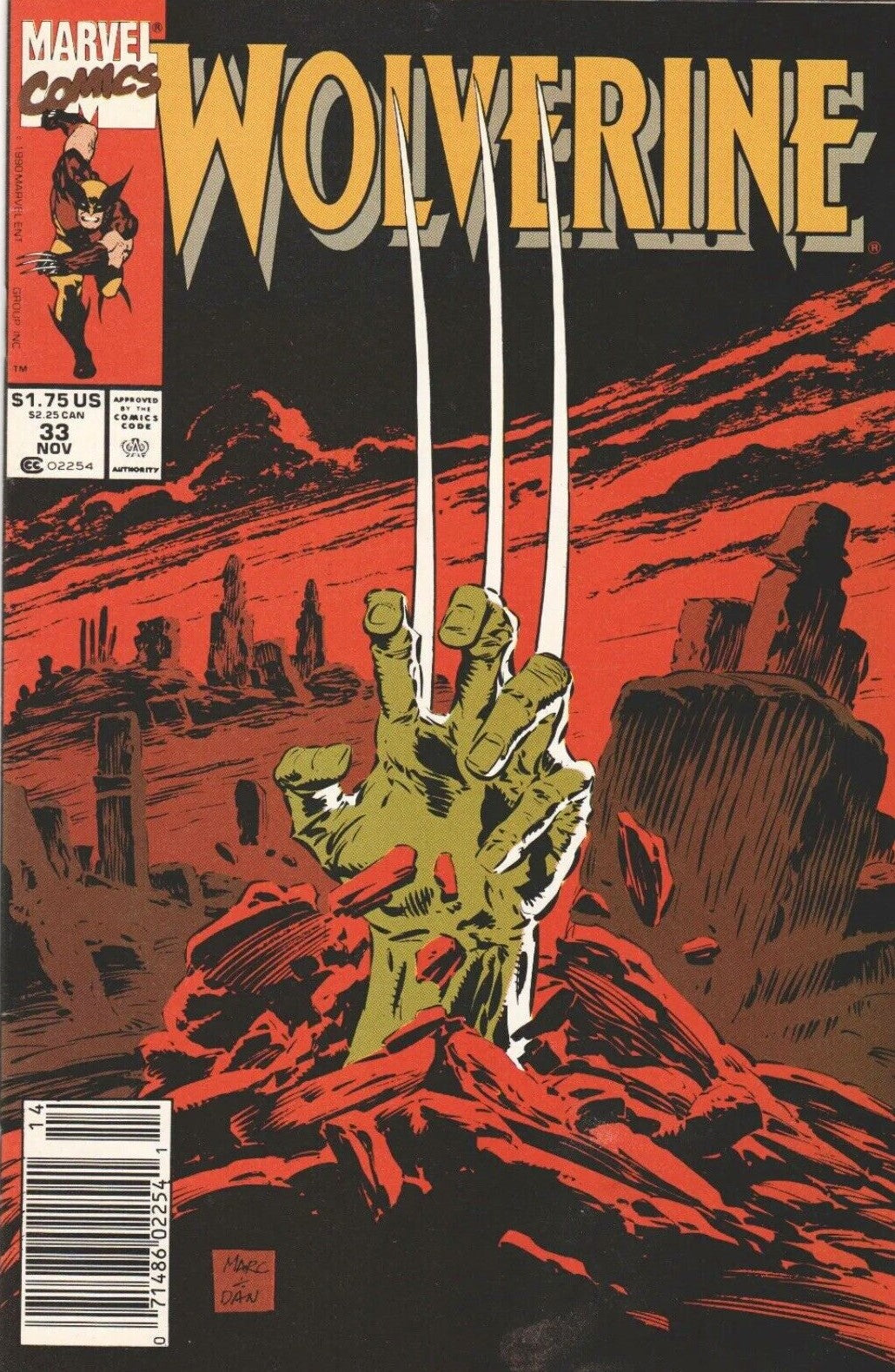 Wolverine #33 (1988) Newsstand