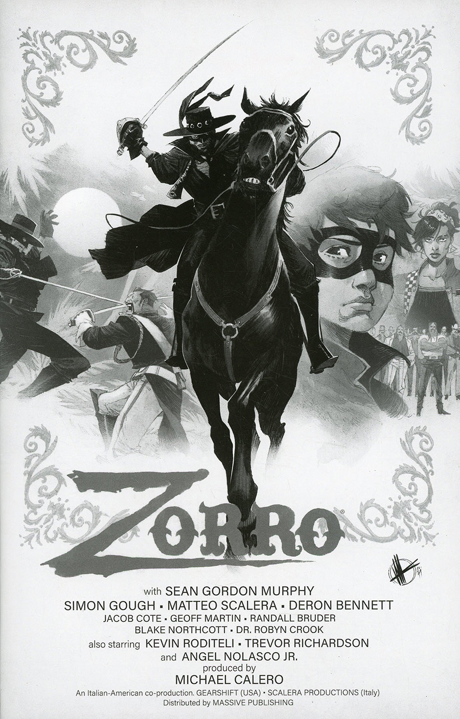 Zorro: Man of the Dead #1 - 1:10 Matteo variant