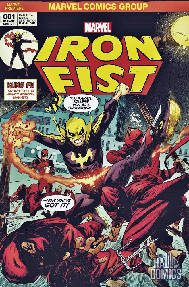 Iron Fist #1 (2017) Ryan Stegman 3x Exclusive Variant Set