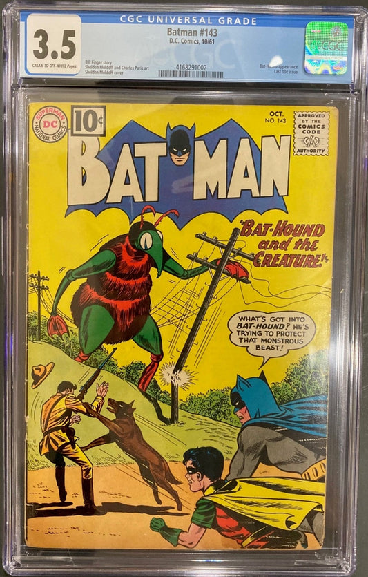 Batman #143 (1940) Final .10 Issue - CGC 3.5
