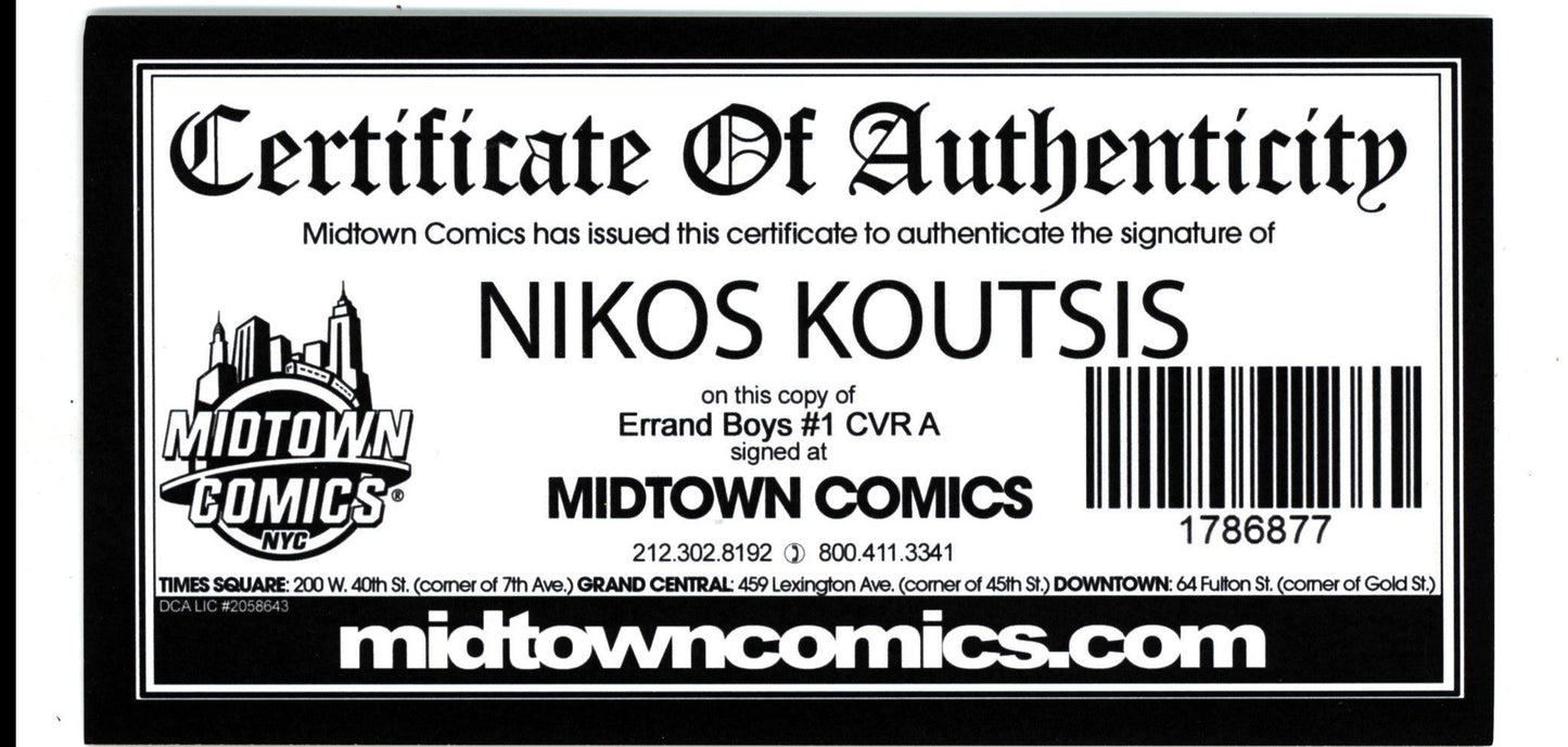 Errand Boys #1 - Signed