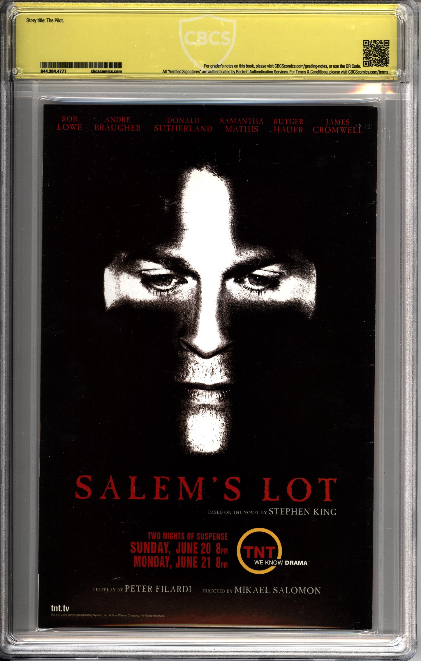 Ex Machina #1 (2004) Signed Brian K. Vaughan - CBCS 8.0 Verified Signature