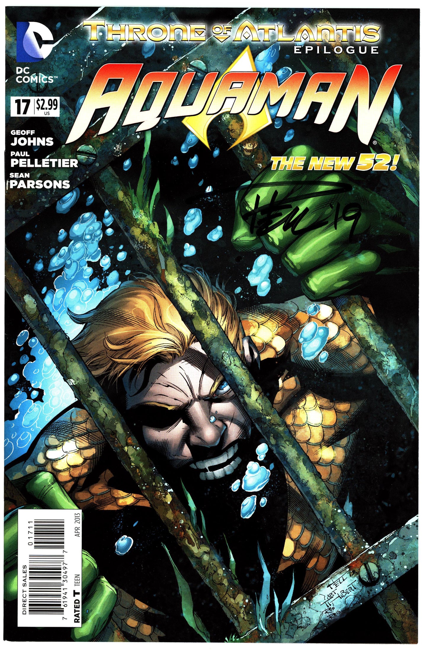 Aquaman (2011) #17 - Signé