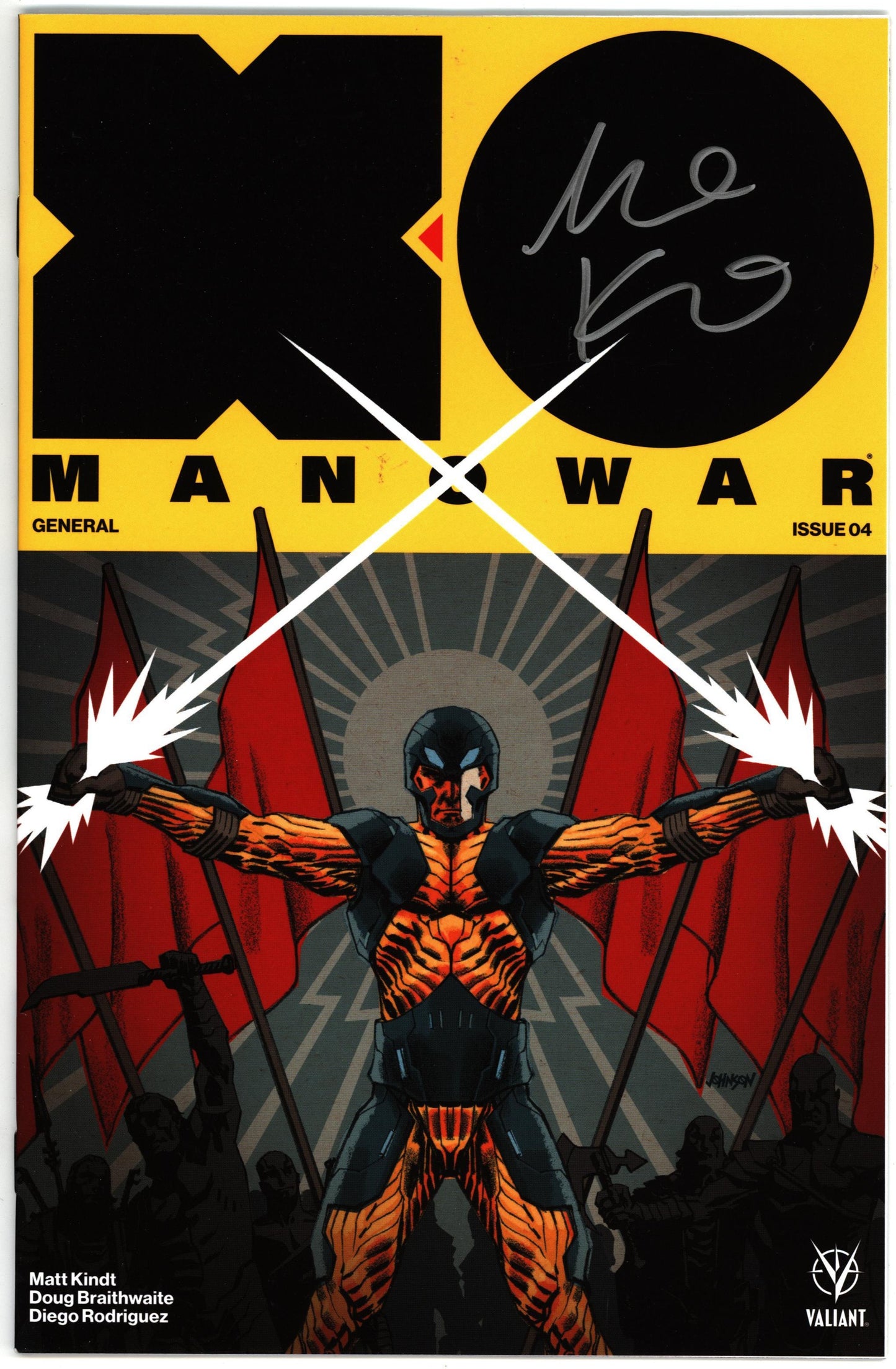 X-O Manowar #4 (2017) Signed