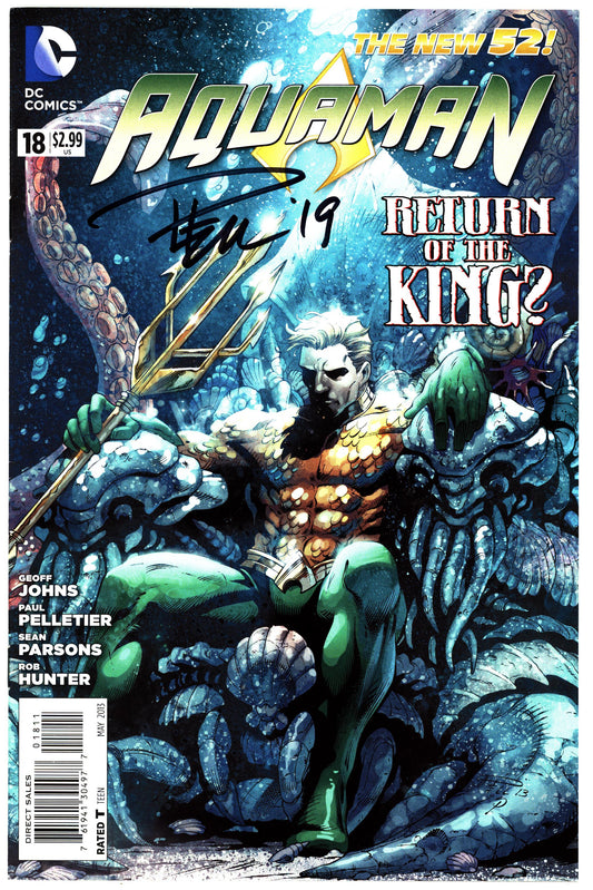Aquaman (2011) #18 - Signed