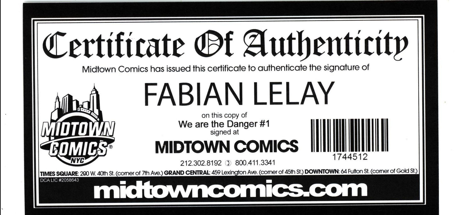 Nous sommes le Danger #1 - Signé