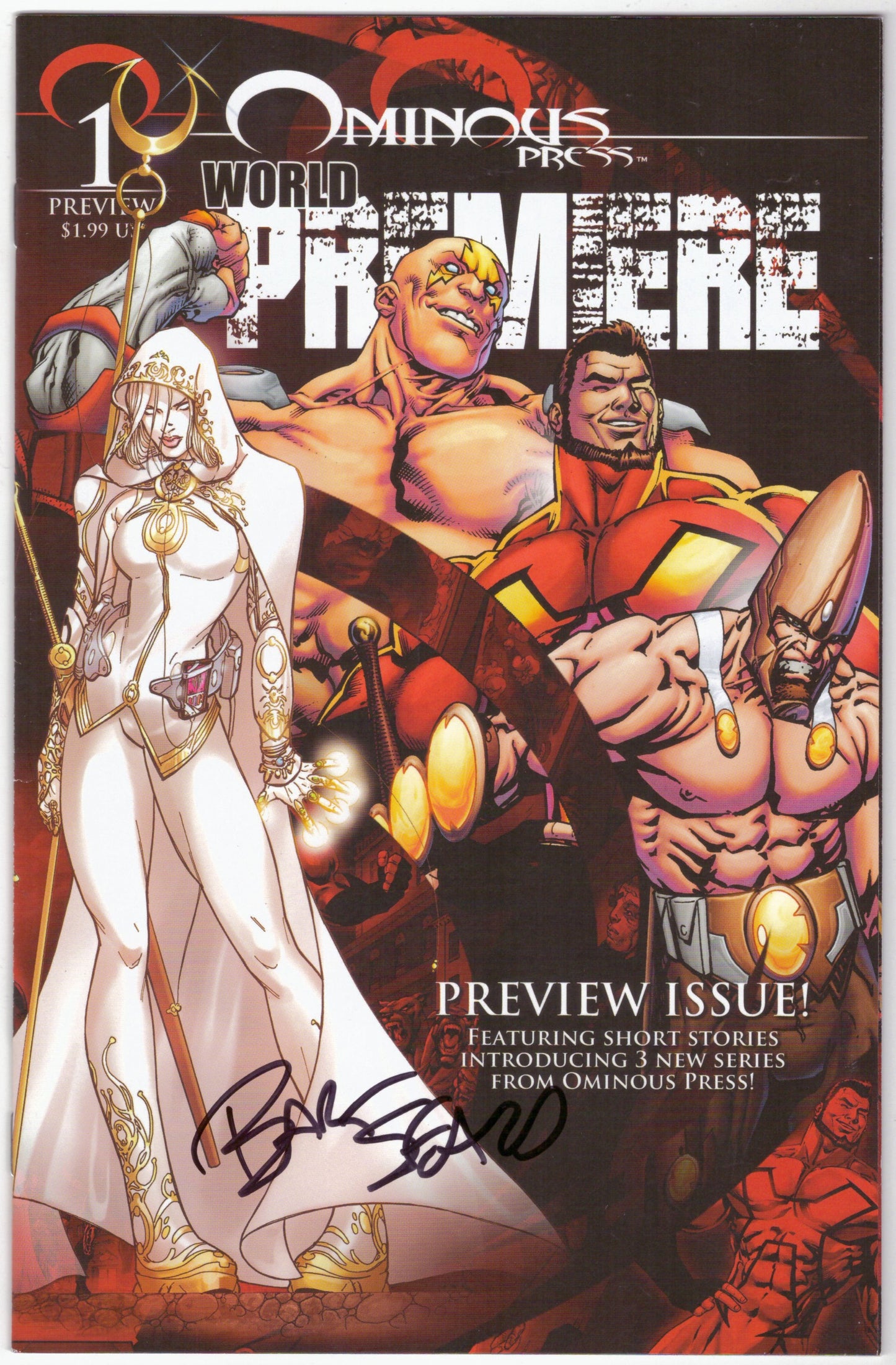 Ominous Press - Aperçu de la première mondiale - Signé