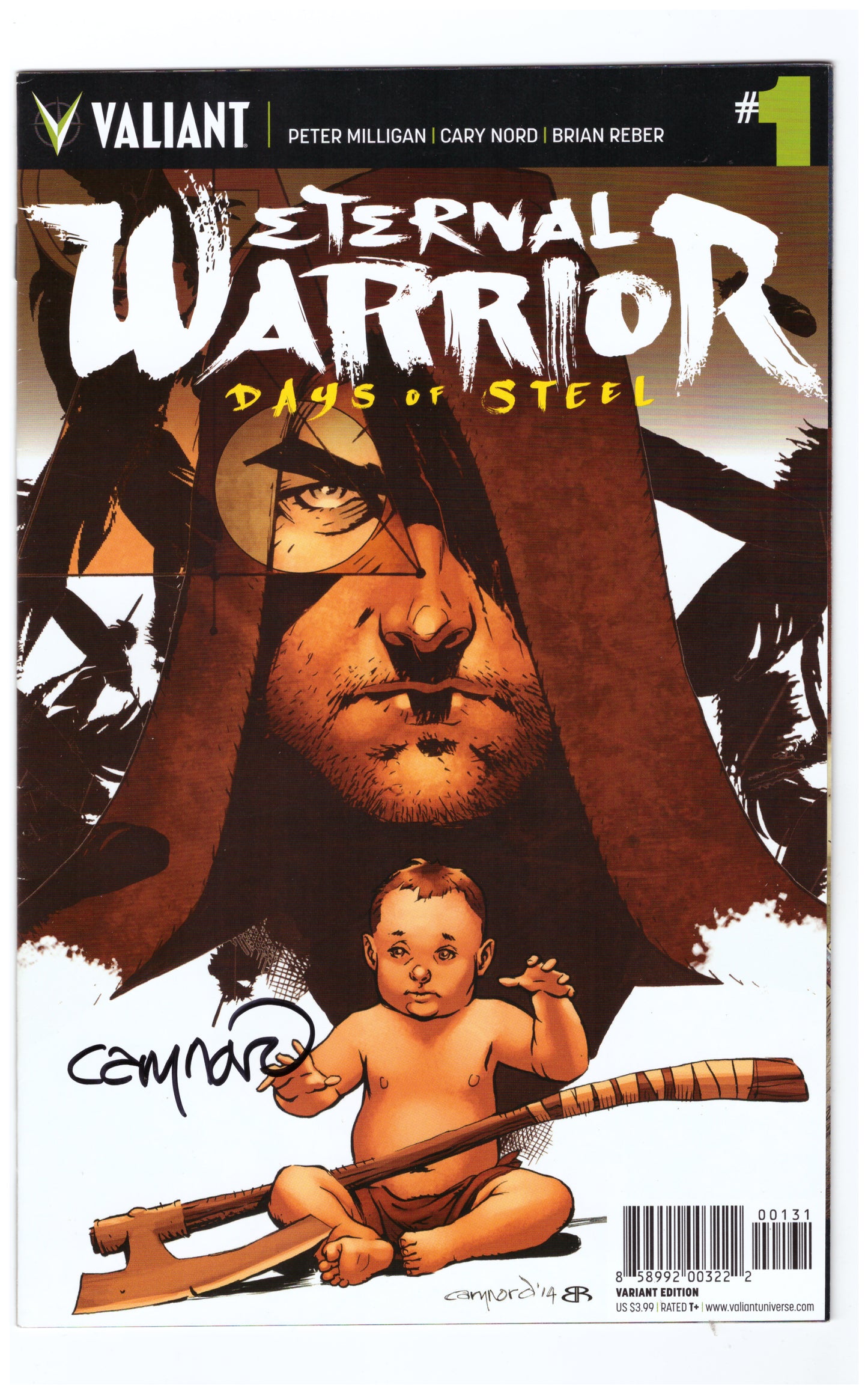 Eternal Warrior Days of Steel # 1 signé