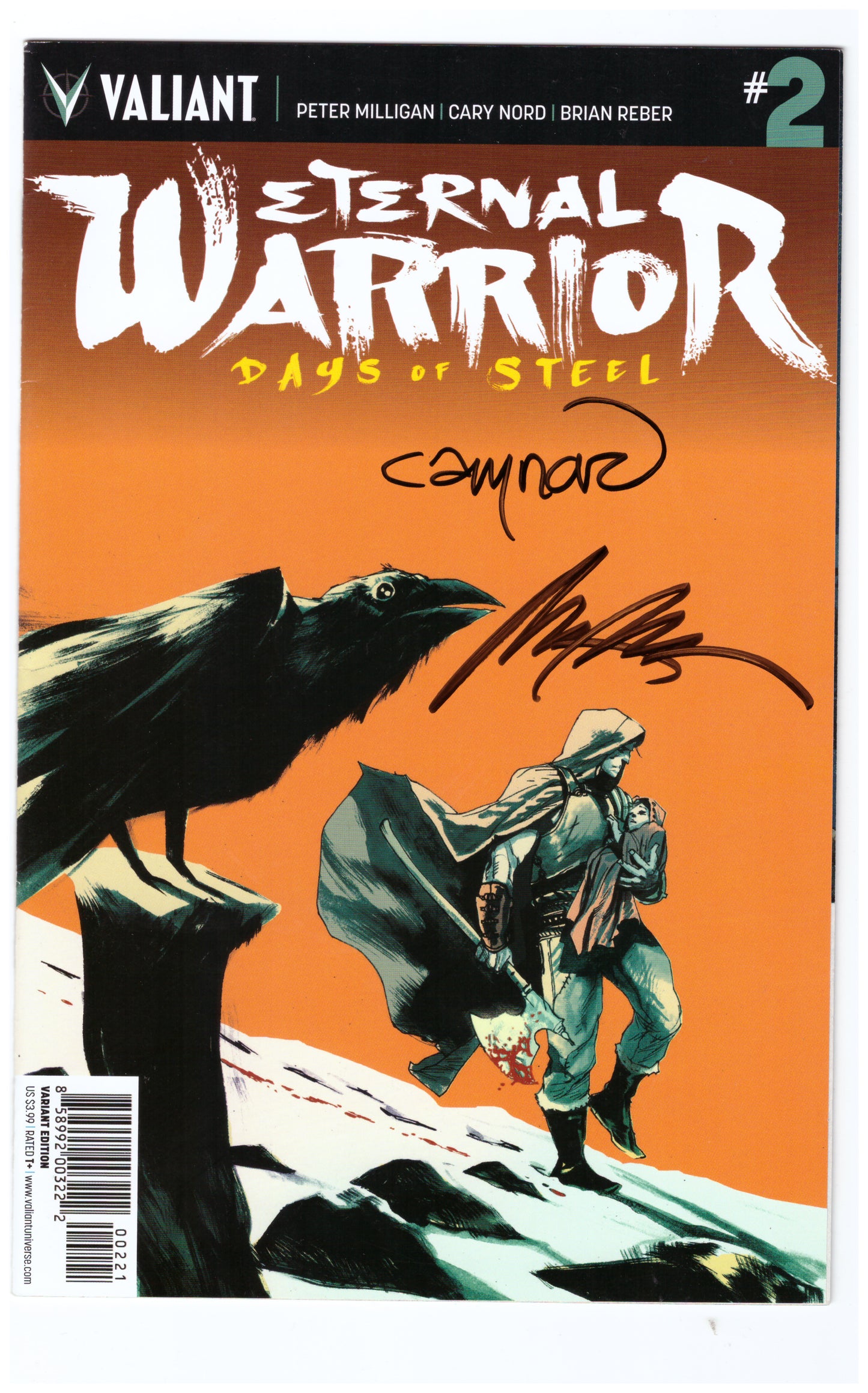 Eternal Warrior Days of Steel #2 Signed