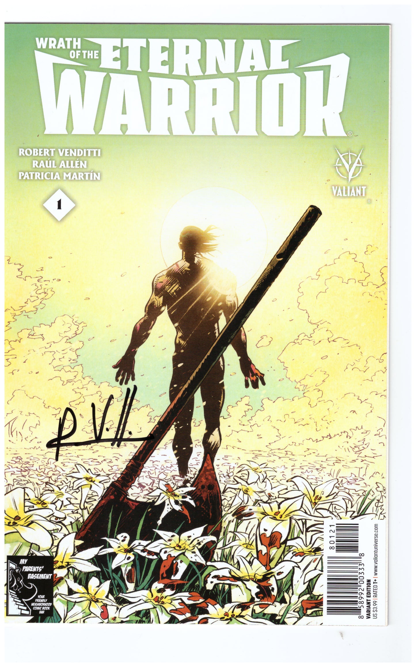 Wrath of the Eternal Warrior #1 Signed