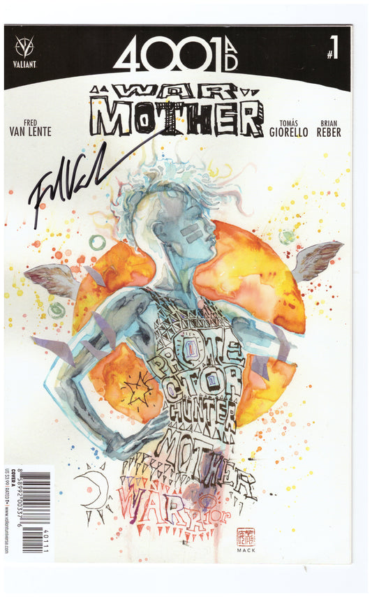 4001 AD War Mother #1 Signed