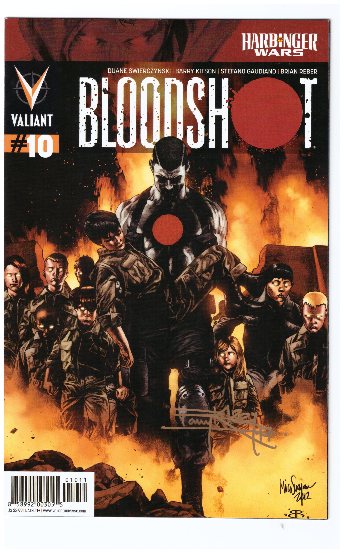 Bloodshot (2012) #10 Signed