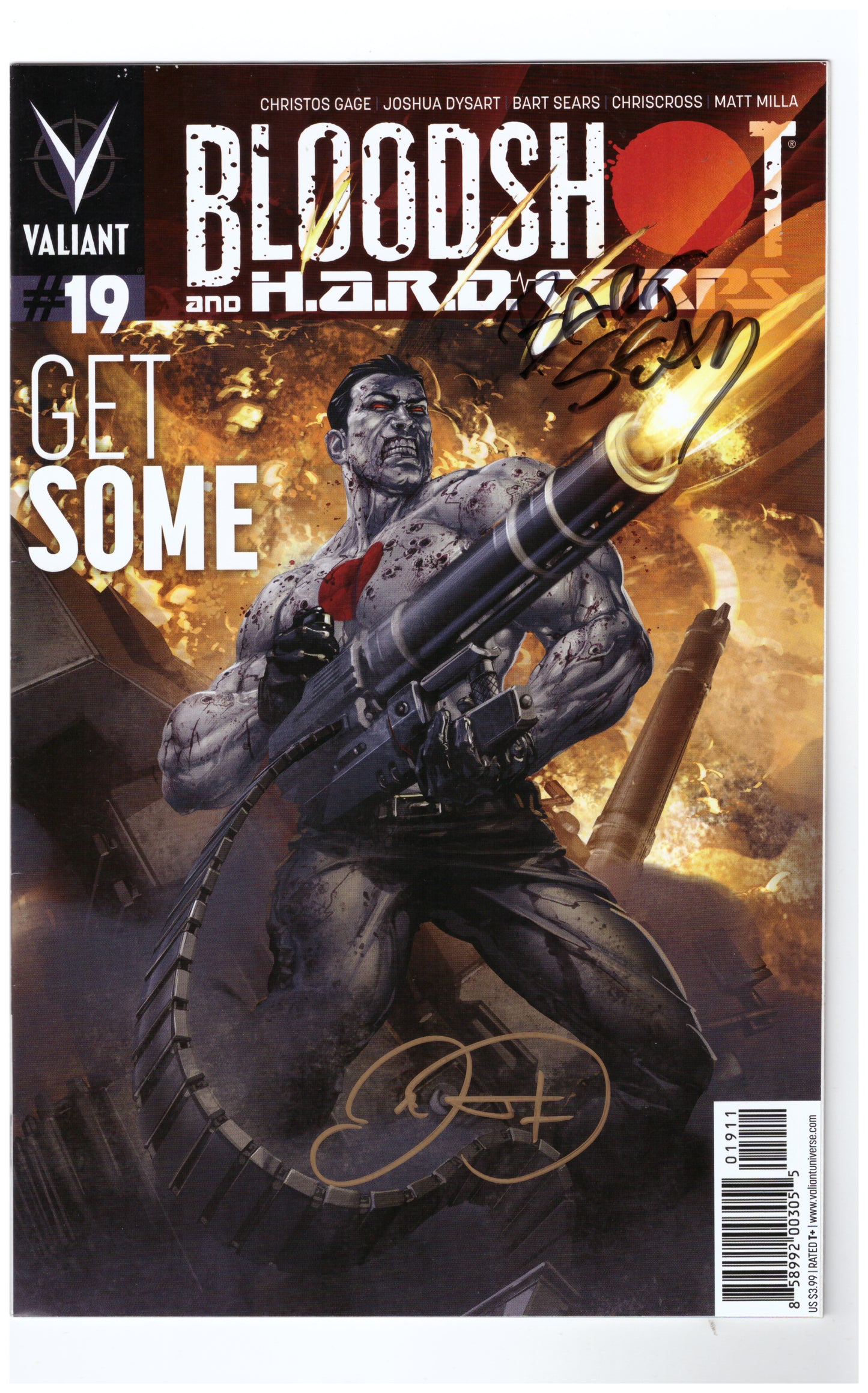 Bloodshot (2012) #19 Signed