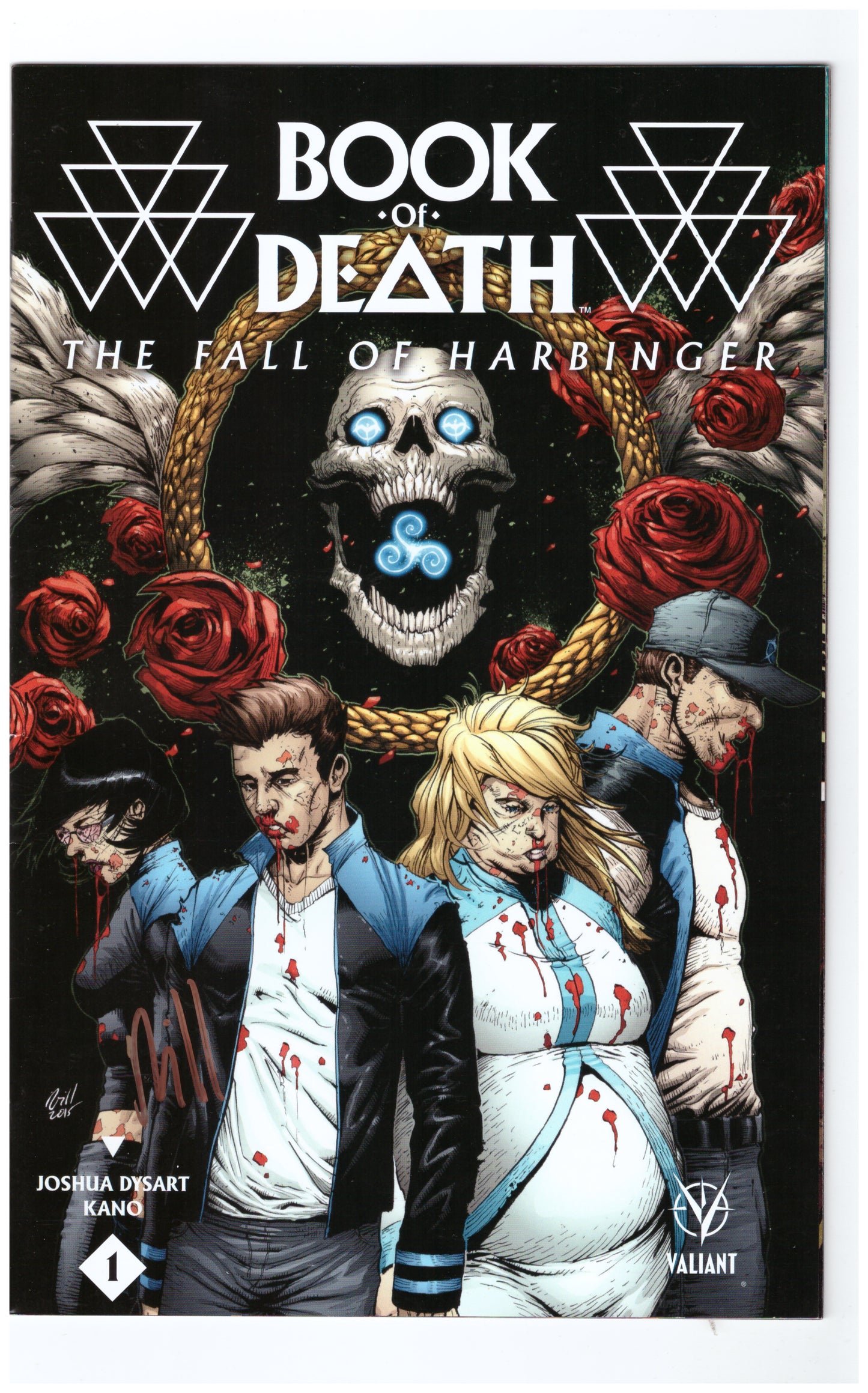 Book of Death The Fall of Harbinger Signed