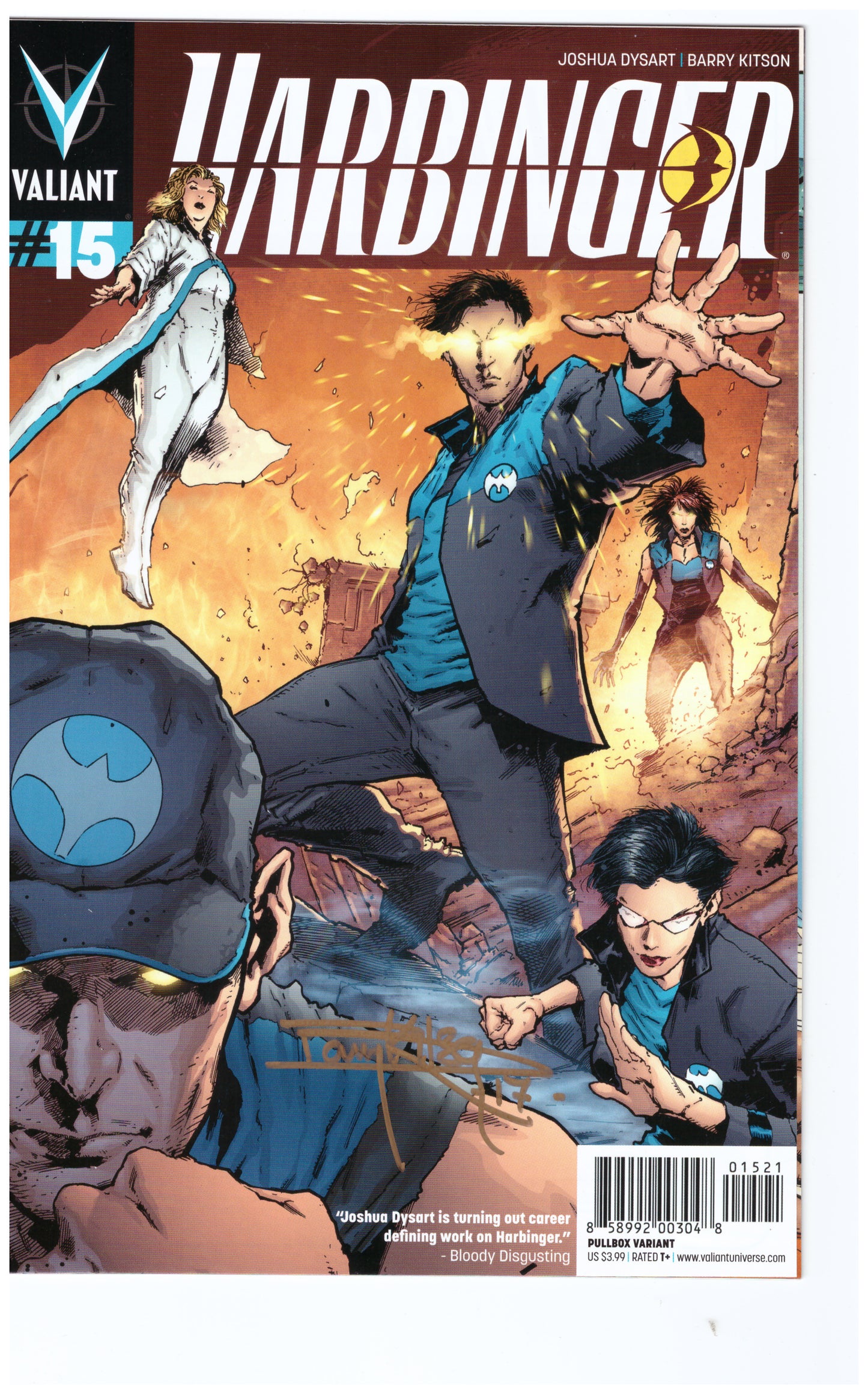 Harbinger (2012) #15 Signed