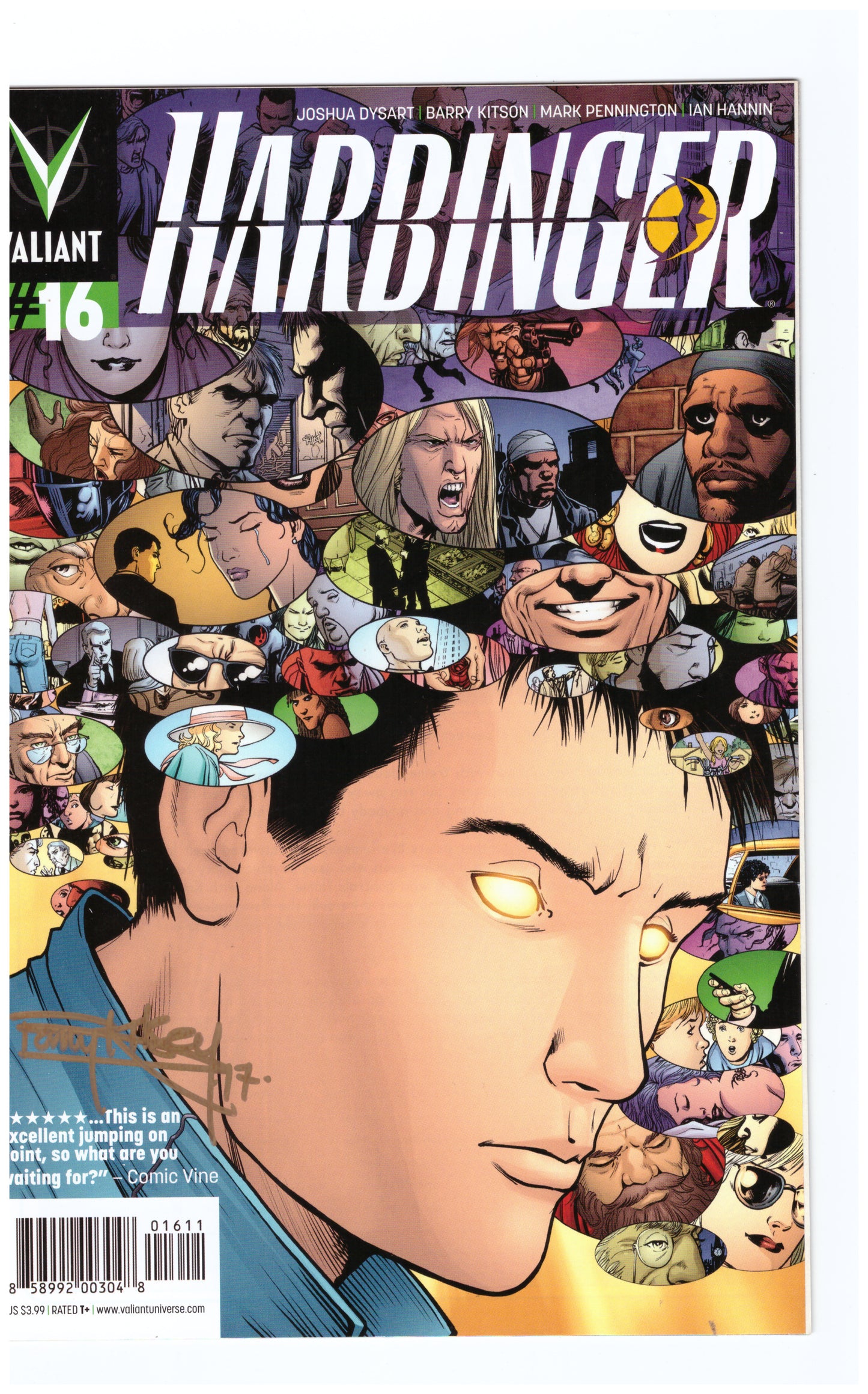 Harbinger (2012) #16 Signed