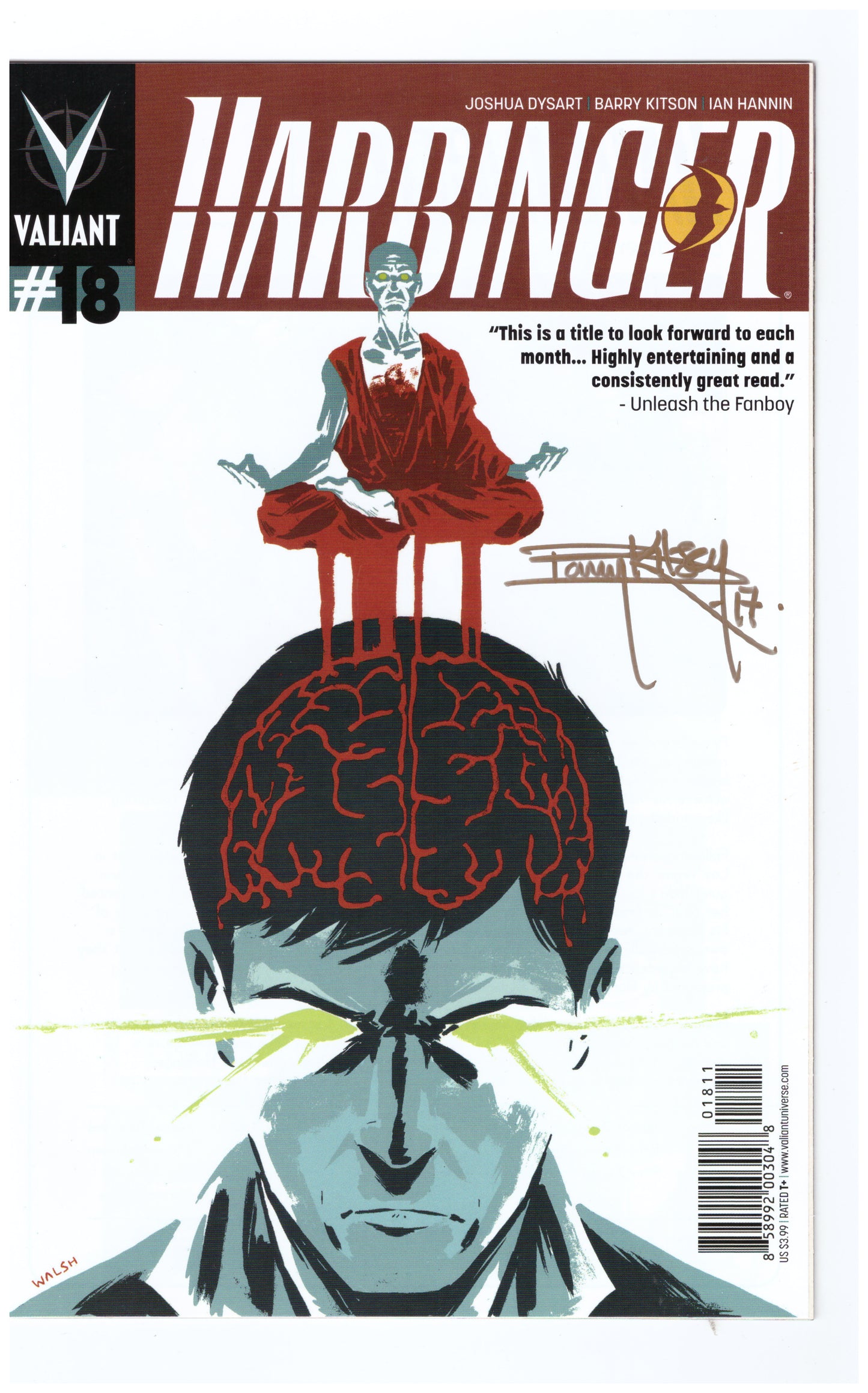 Harbinger (2012) #18 Signed