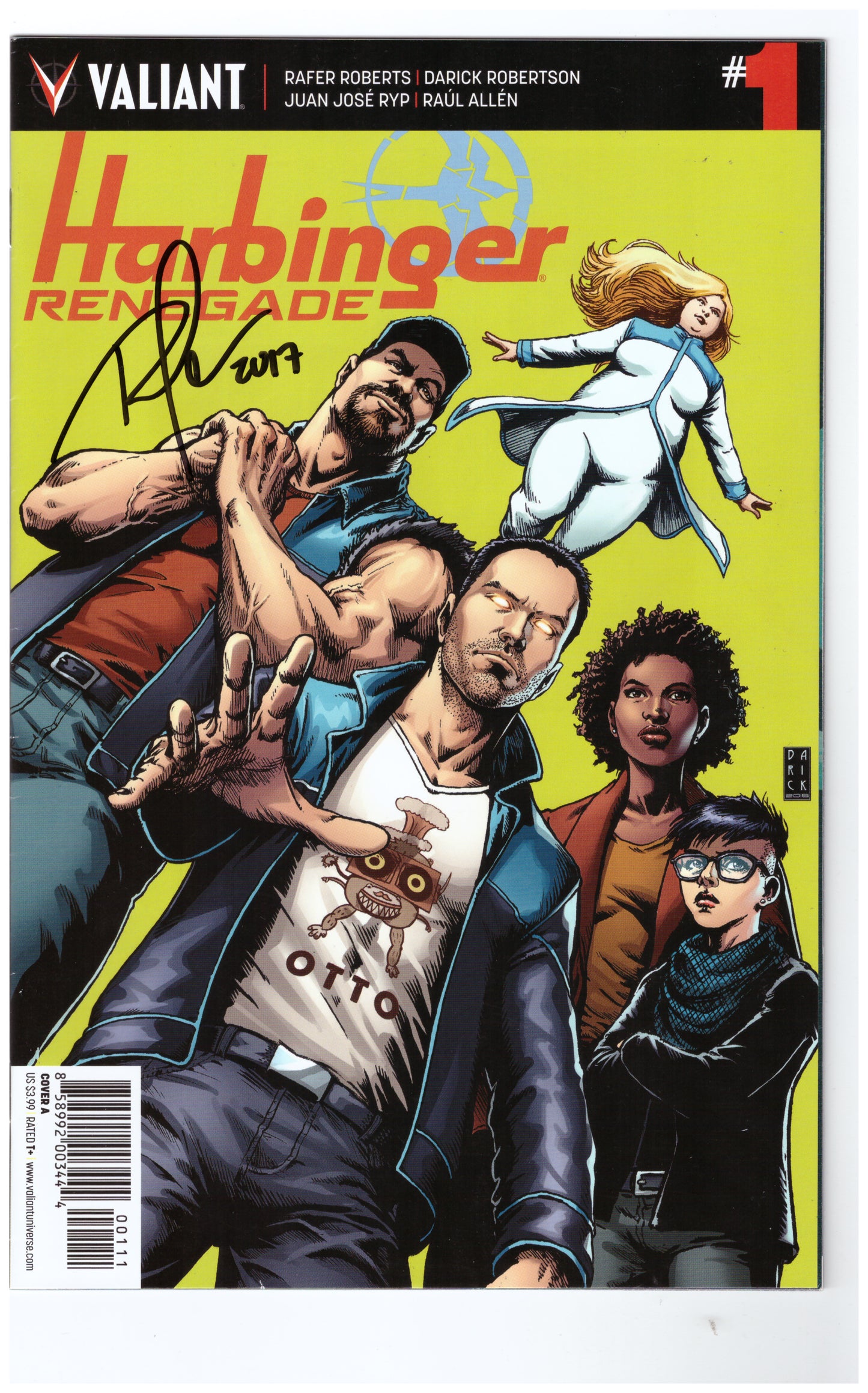 Harbinger Renegade #1 Signed
