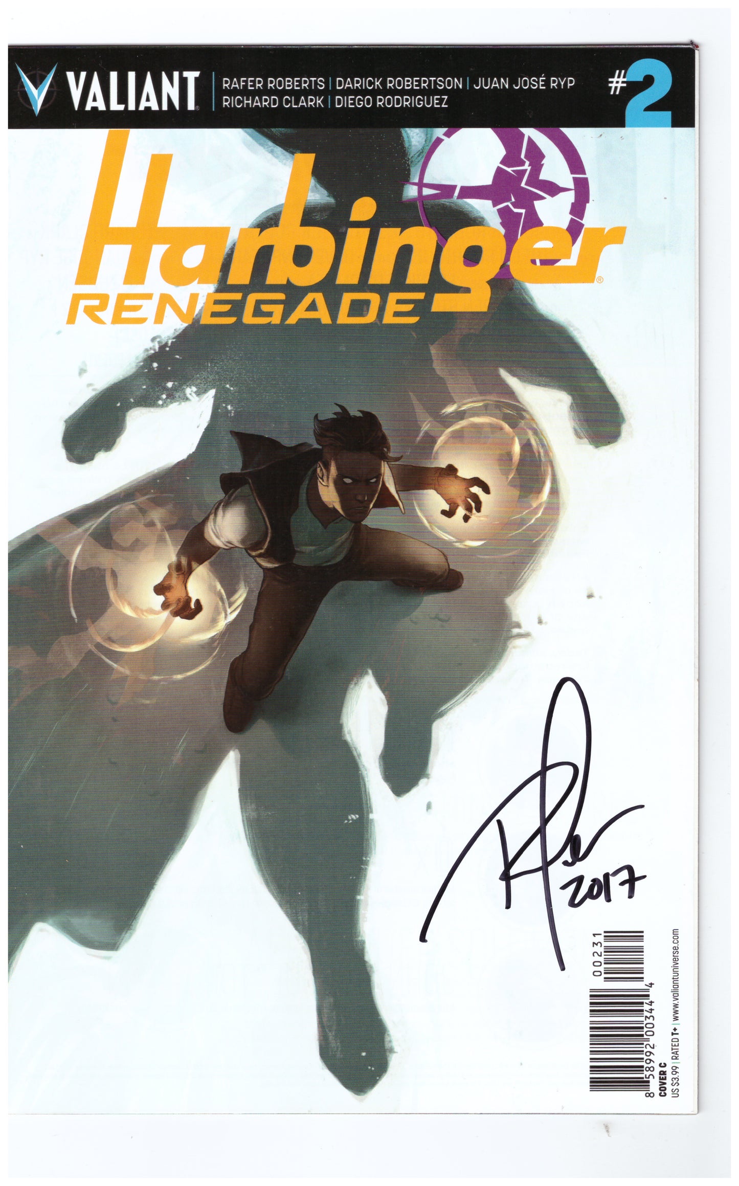 Harbinger Renegade #2 Cover C Signed