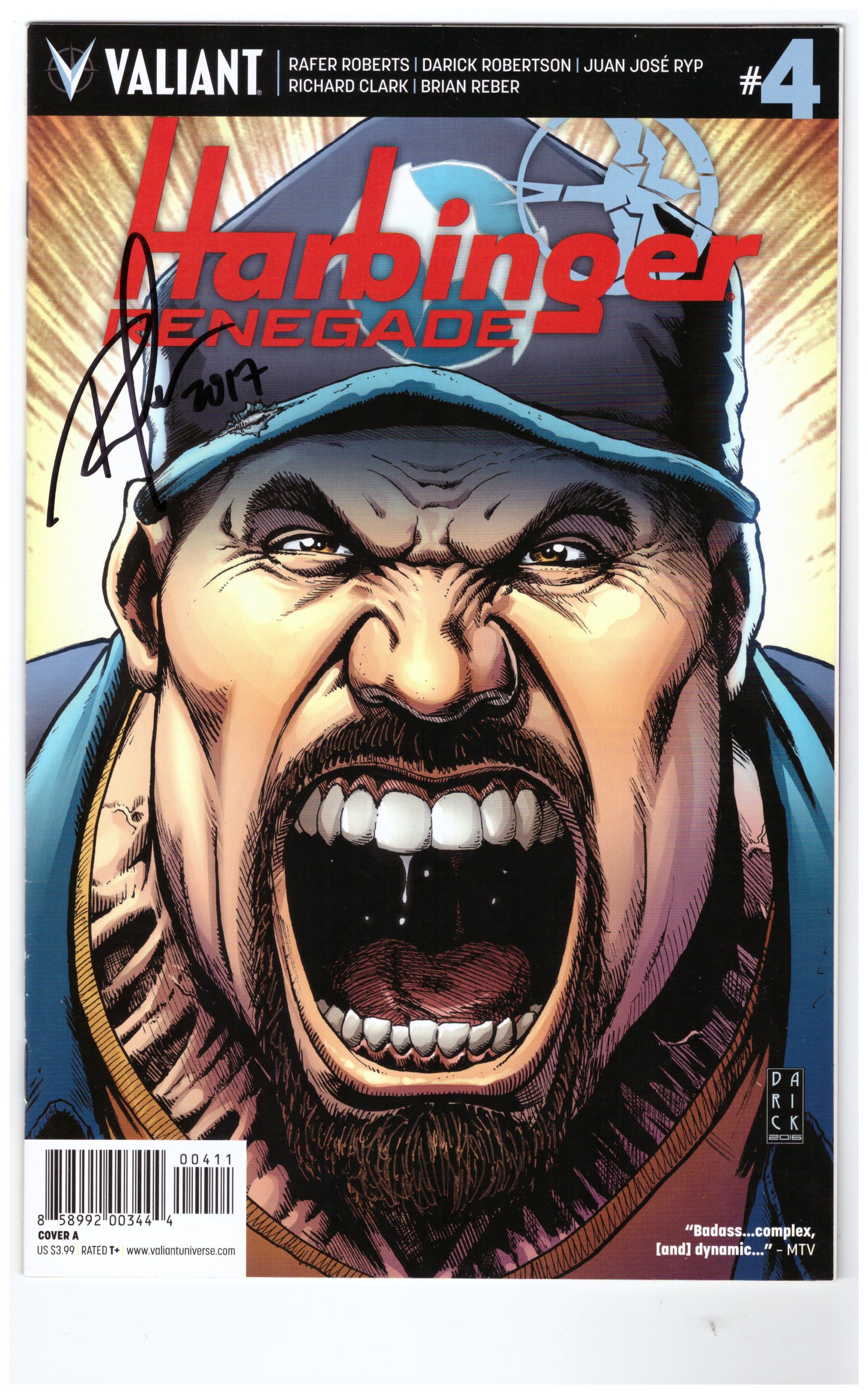 Harbinger Renegade #4 Signed